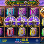 Lucky Grace & Charm Mega Hold & Spin Bonus Screen