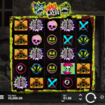 chaos crew slot gameplay screen