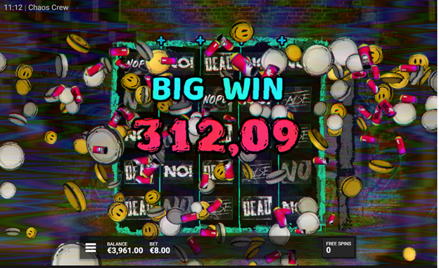 chaos crew big win